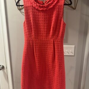 Kate Spade Textured Coral Mini Dress